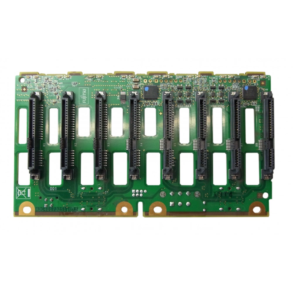 HDD CAGE 8x 2.5 Zoll + BACKPLANE SAS A3C40086493 PRIMERGY TX150 S5 S6 + Händler